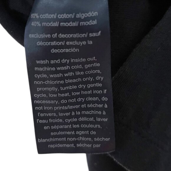 Vintage Y2K Tommy Hilfiger Flag Logo Oversized Tee – Black Red White – Women’s X - Picture 5 of 5